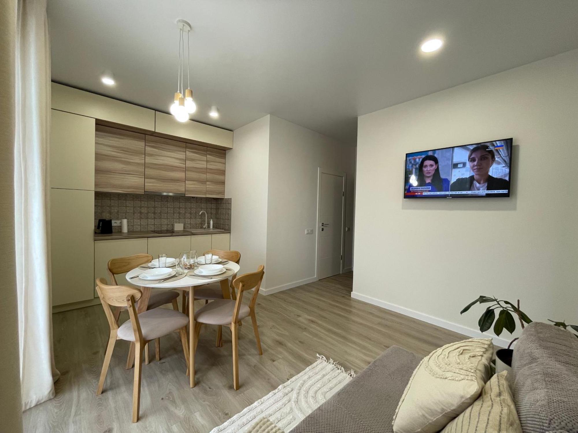 «Гори́Ще На Площі Польський Ринок» Apartment Kamianets Podilskyi Ruang foto